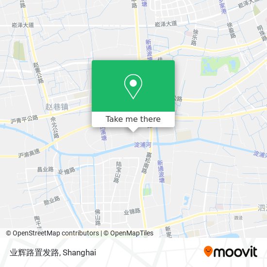 业辉路置发路 map