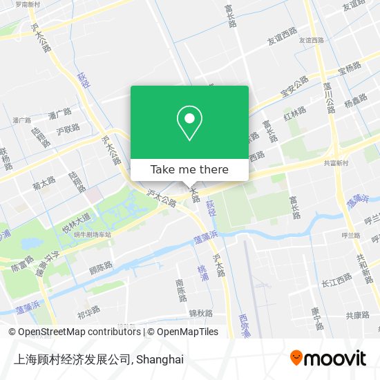 上海顾村经济发展公司 map