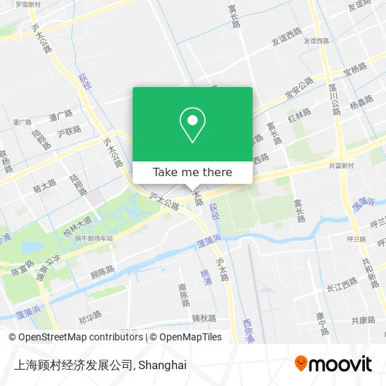 上海顾村经济发展公司 map