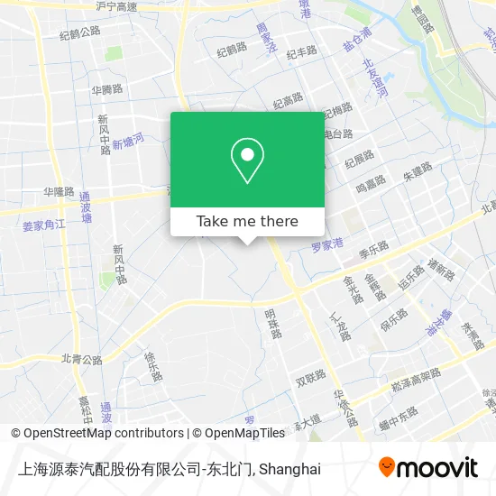 上海源泰汽配股份有限公司-东北门 map