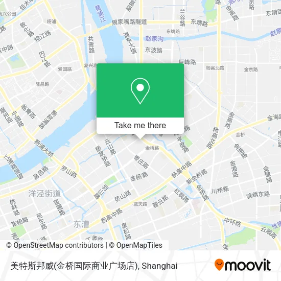 美特斯邦威(金桥国际商业广场店) map