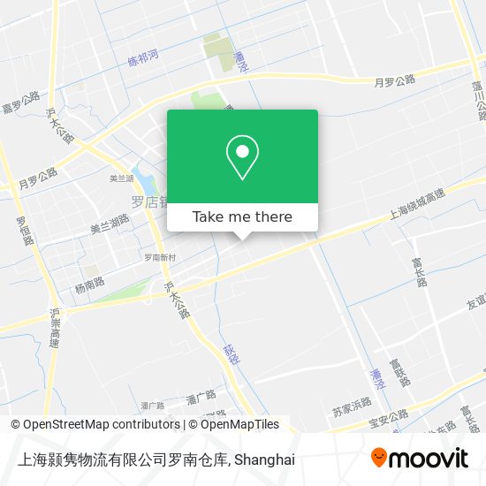 上海颢隽物流有限公司罗南仓库 map