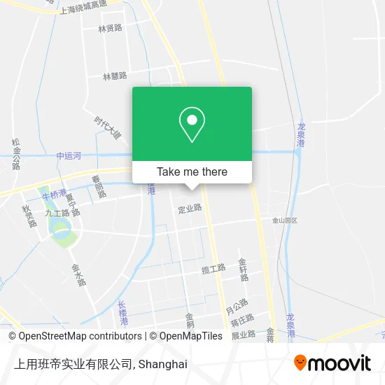 上用班帝实业有限公司 map