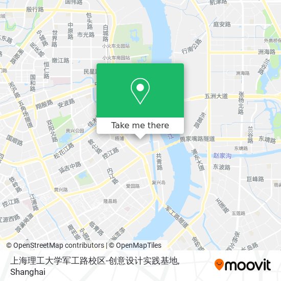 上海理工大学军工路校区-创意设计实践基地 map
