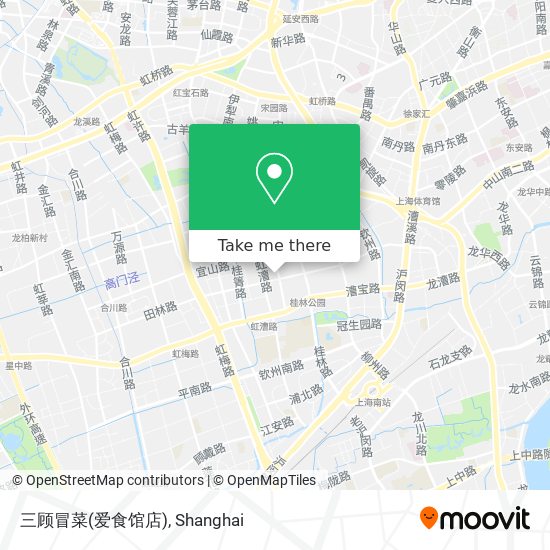 三顾冒菜(爱食馆店) map