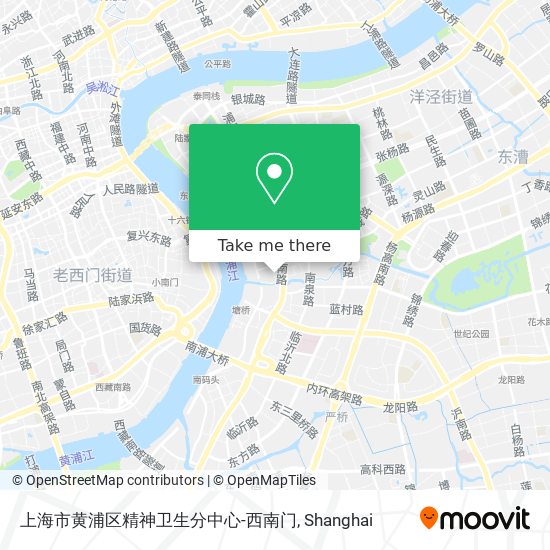 上海市黄浦区精神卫生分中心-西南门 map