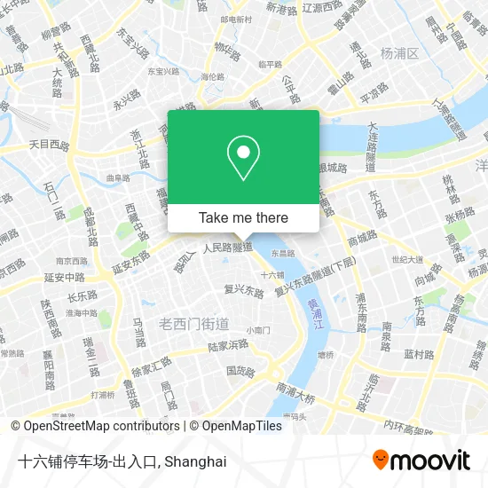 十六铺停车场-出入口 map
