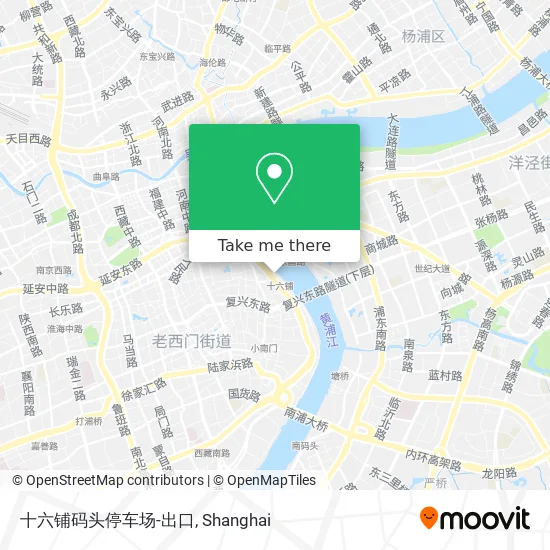 十六铺码头停车场-出口 map