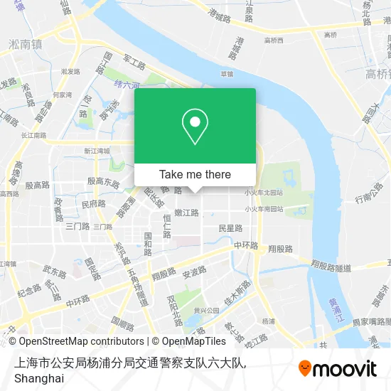上海市公安局杨浦分局交通警察支队六大队 map