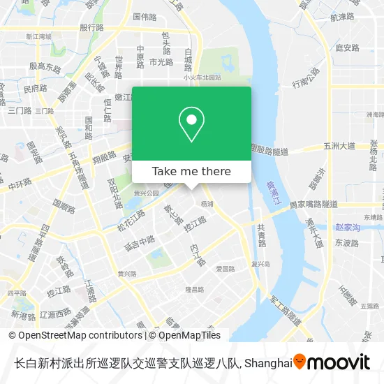 长白新村派出所巡逻队交巡警支队巡逻八队 map