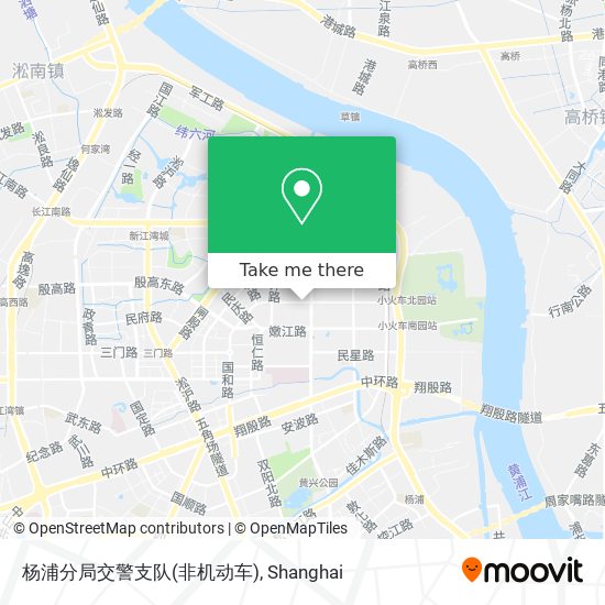 杨浦分局交警支队(非机动车) map