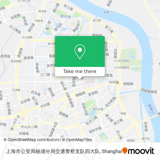 上海市公安局杨浦分局交通警察支队四大队 map