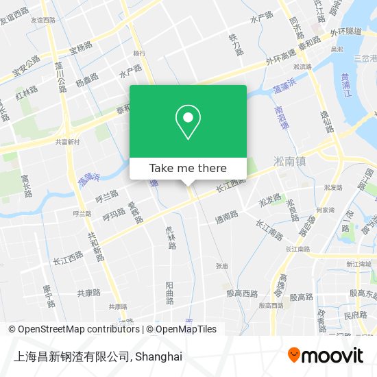 上海昌新钢渣有限公司 map