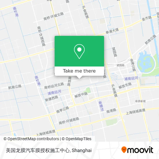 美国龙膜汽车膜授权施工中心 map