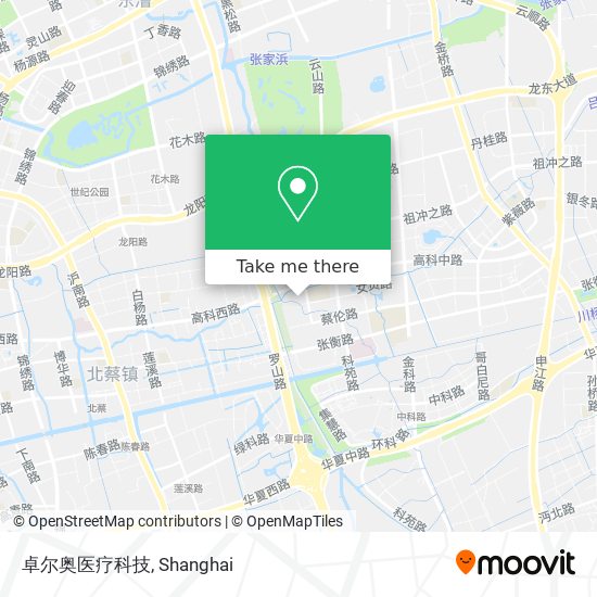 卓尔奥医疗科技 map