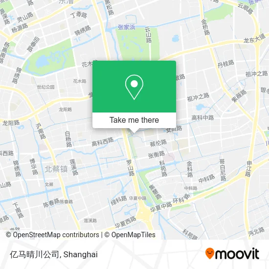 亿马晴川公司 map