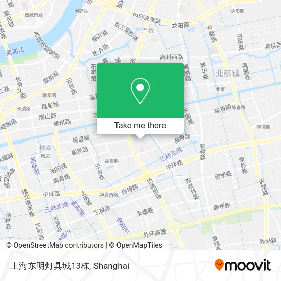 上海东明灯具城13栋 map