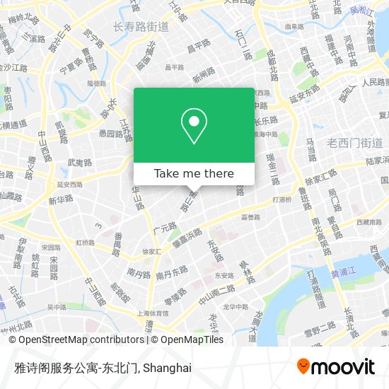 雅诗阁服务公寓-东北门 map