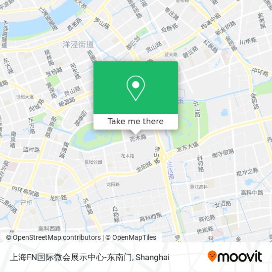 上海FN国际微会展示中心-东南门 map