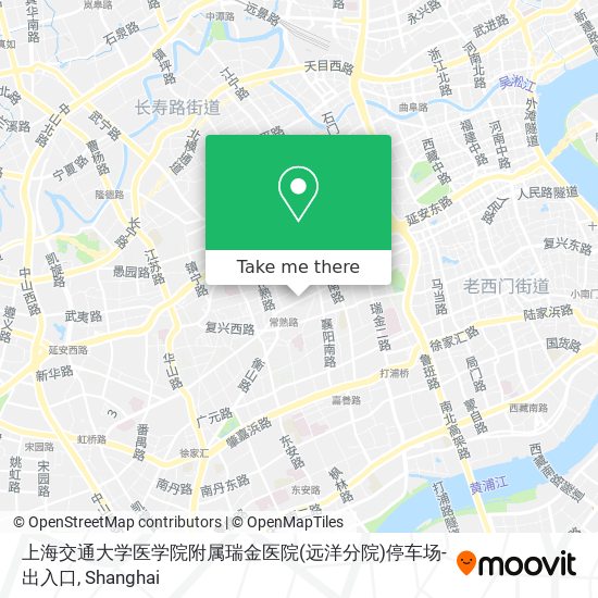 上海交通大学医学院附属瑞金医院(远洋分院)停车场-出入口 map