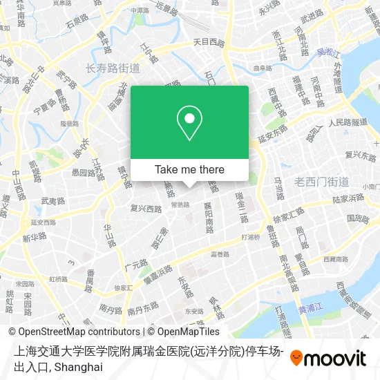 上海交通大学医学院附属瑞金医院(远洋分院)停车场-出入口 map