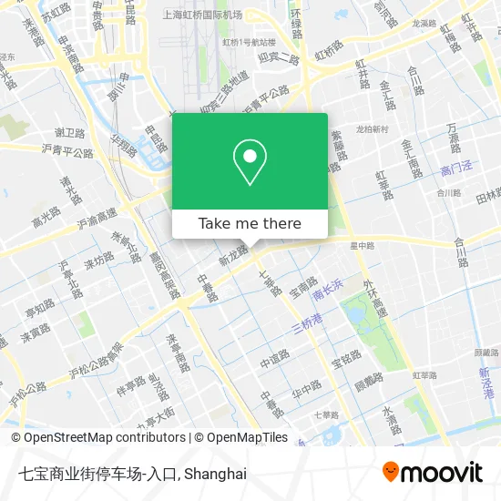 七宝商业街停车场-入口 map