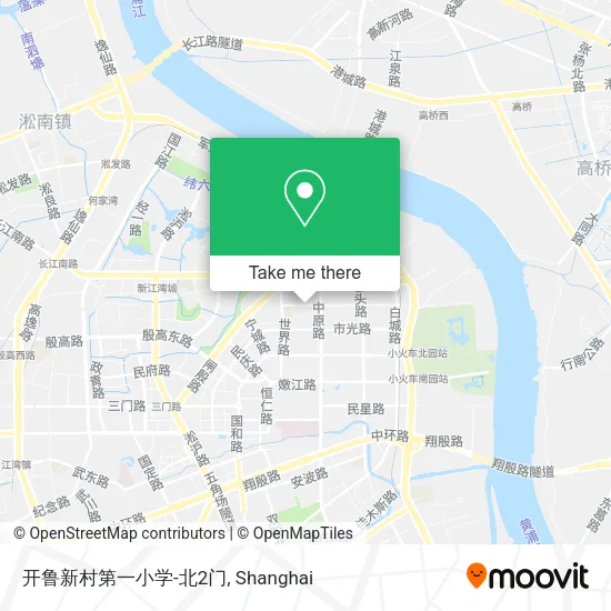 开鲁新村第一小学-北2门 map