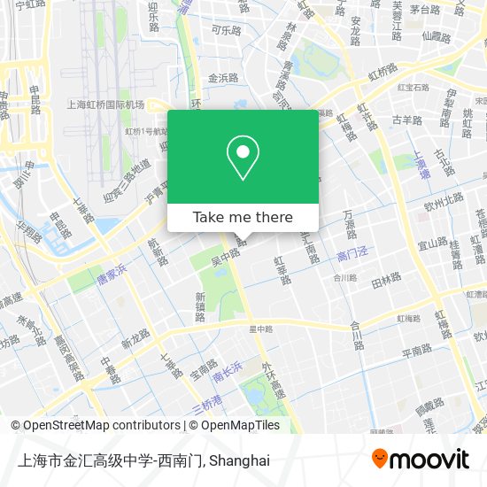 上海市金汇高级中学-西南门 map