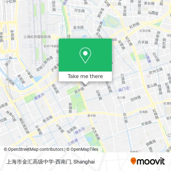 上海市金汇高级中学-西南门 map