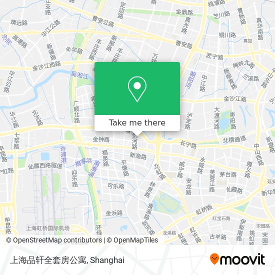 上海品轩全套房公寓 map
