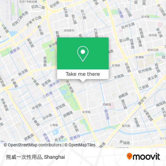 熊威一次性用品 map