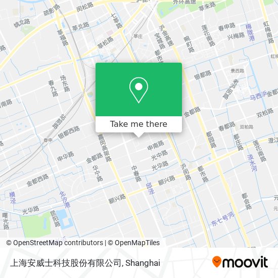 上海安威士科技股份有限公司 map