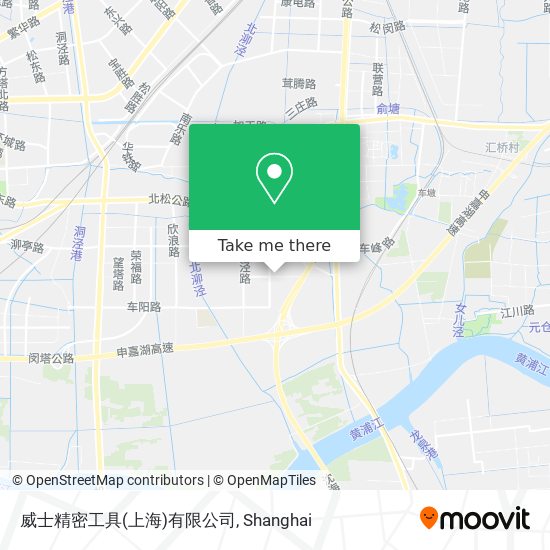 威士精密工具(上海)有限公司 map