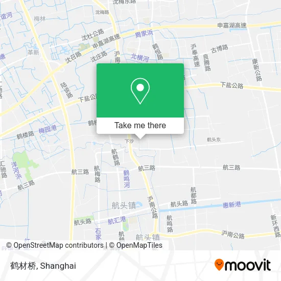 鹤材桥 map