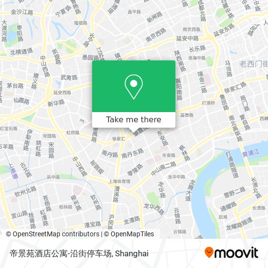 帝景苑酒店公寓-沿街停车场 map