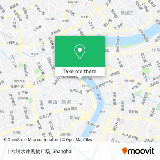 十六铺水岸购物广场 map