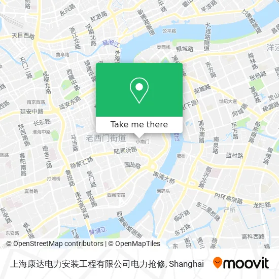 上海康达电力安装工程有限公司电力抢修 map
