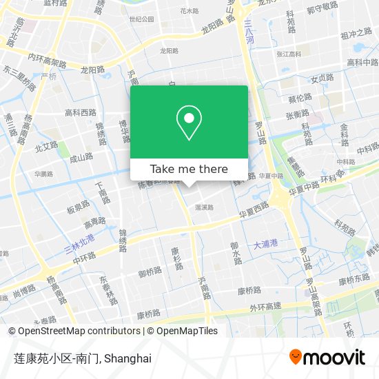 莲康苑小区-南门 map