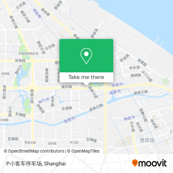 P小客车停车场 map