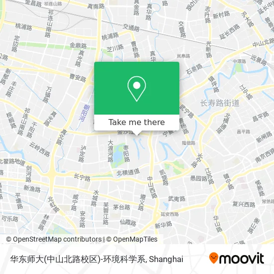 华东师大(中山北路校区)-环境科学系 map