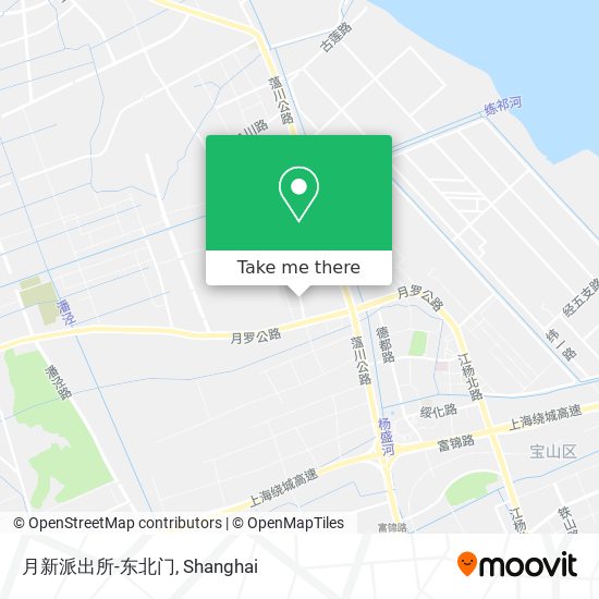 月新派出所-东北门 map