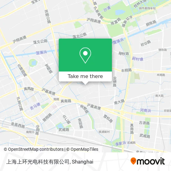 上海上环光电科技有限公司 map