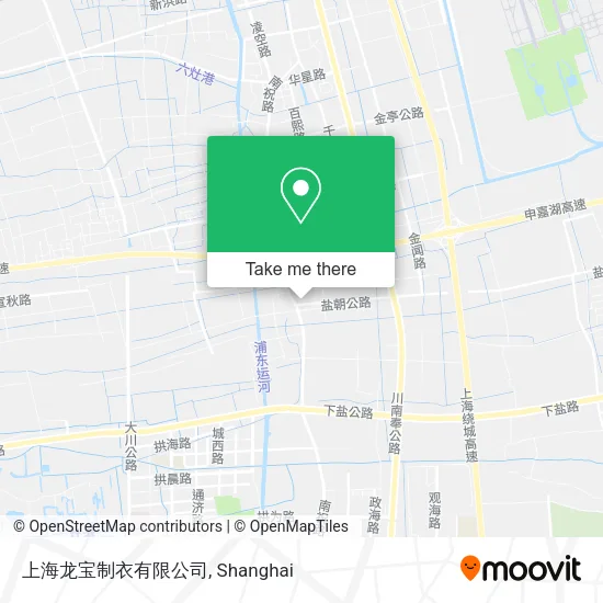 上海龙宝制衣有限公司 map