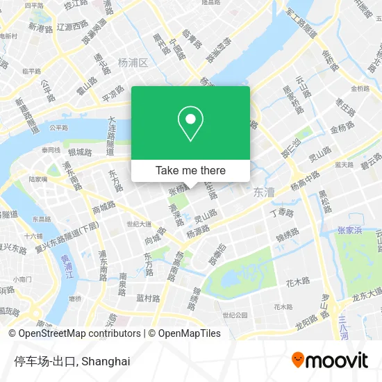 停车场-出口 map