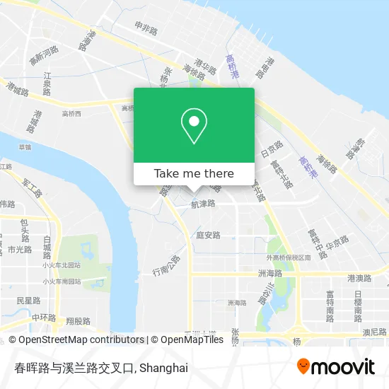 春晖路与溪兰路交叉口 map