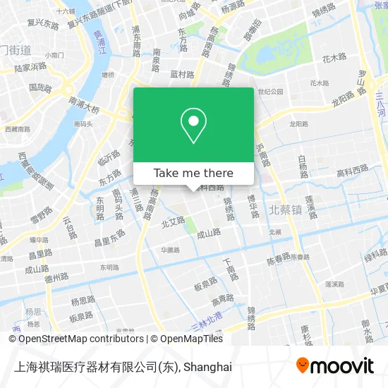上海祺瑞医疗器材有限公司(东) map