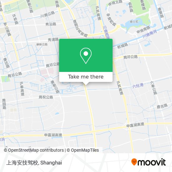 上海安技驾校 map