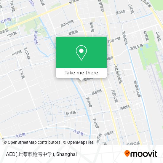 AED(上海市施湾中学) map