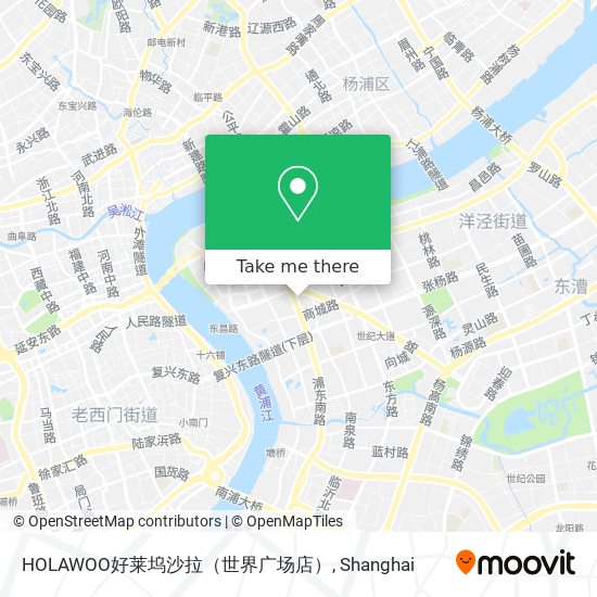 HOLAWOO好莱坞沙拉（世界广场店） map