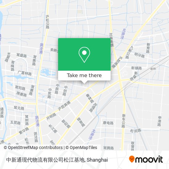 中新通现代物流有限公司松江基地 map